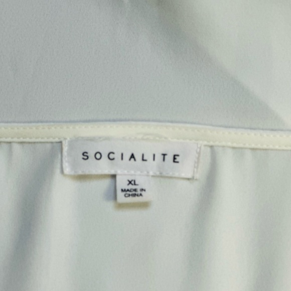 Socialite Solid Color Sequined Patchwork Sleeveless Top Blouse - Picture 6 of 7